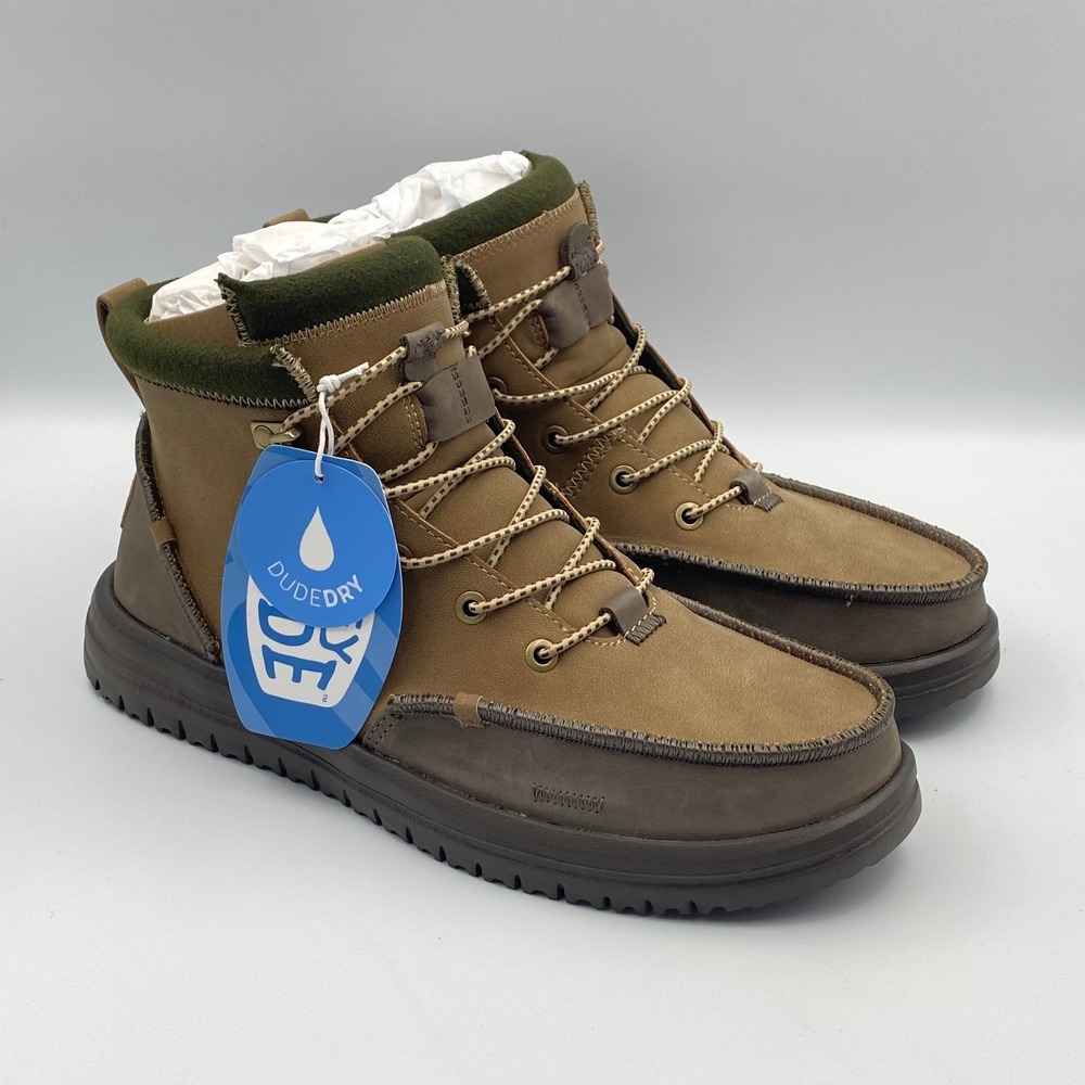 Hey Dude Bradley Classic Tumbled Nut Brown‎ Chukka Boots Men's Size 9 44327-2AH